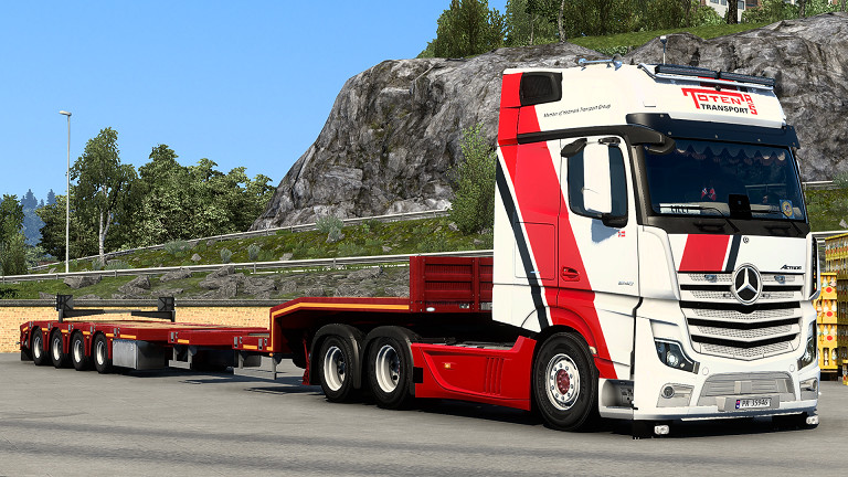 Mercedes Actros MP5 Toten Transport Skin (Exclusive)